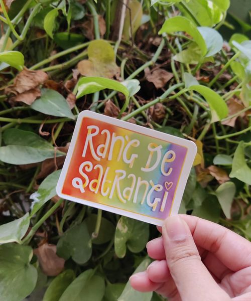 Rang De Satrangi sticker